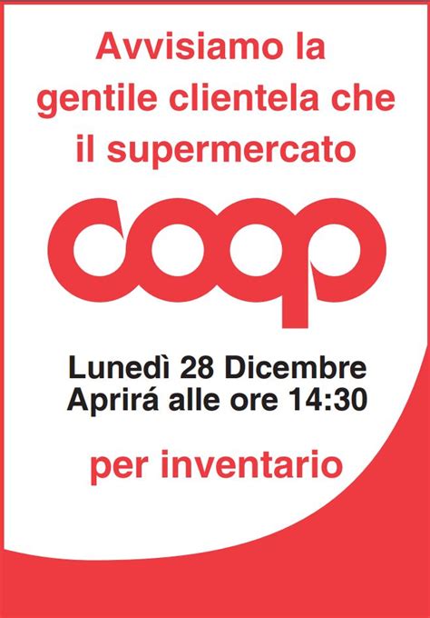 Orari apertura supermercato COOP di Oderzo 